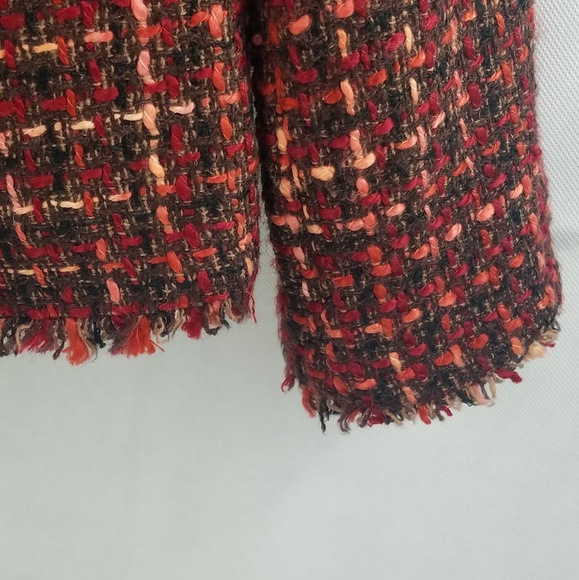 JM Collection tweed Coat/Jacket size 12 Large - Picture 4 of 6